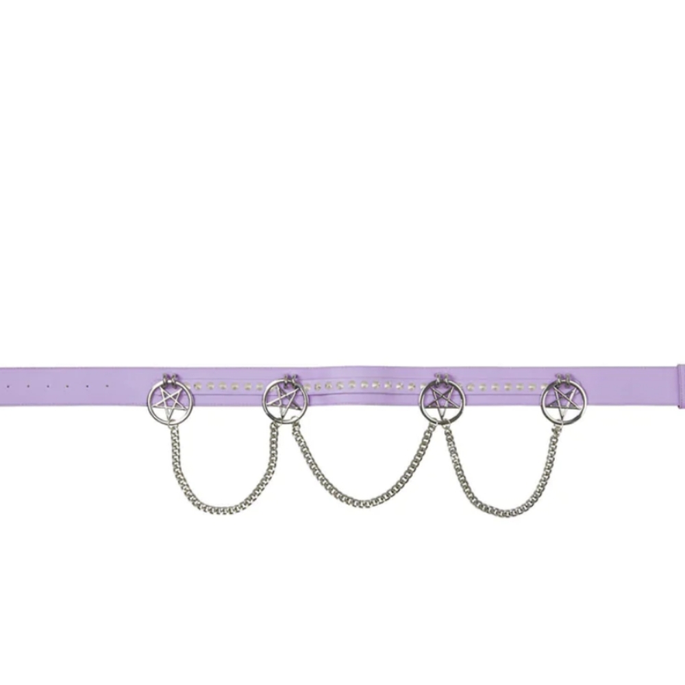 Killstar brand -"curses belt" in liliac